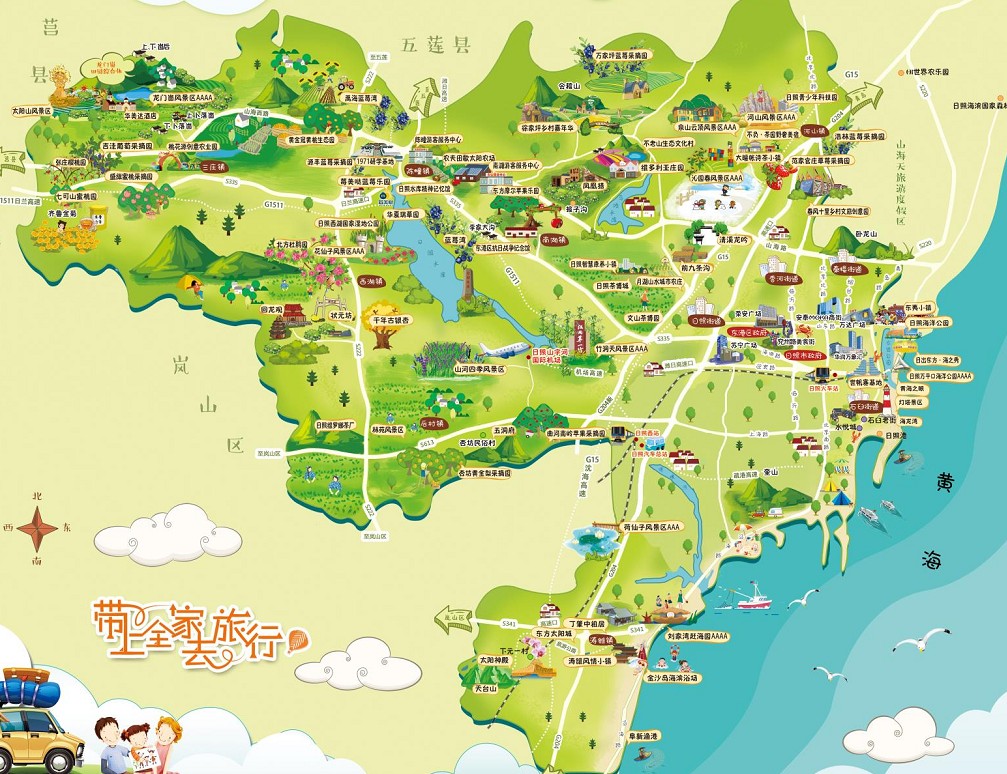 钦南景区使用手绘地图给景区能带来什么好处？